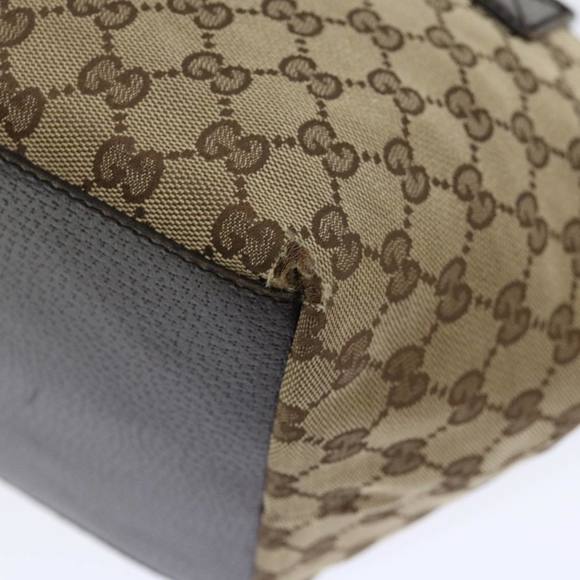 GUCCI GG Canvas Web Sherry Line Hand Bag Beige Red Green 181228 Auth ep4035 - Picture 16 of 16